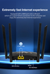 Routeur WiFi 4G LTE ZBT WE2008-C 300 Mbps Double Bande avec Emplacement pour Carte SIM Cat4 Téléchargement 150 Mbps Puce MT7620N Utilisation Domicile/Caravane/Extérieur - Product Image 2