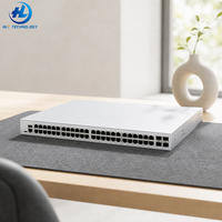 Switch de datos gestionado Gigabit Ethernet de 48 puertos 1200-48T-4G con 4 puertos SFP de enlace ascendente fijo de 1G para redes de datos empresariales