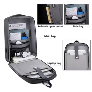 <span class=keywords><strong>Mochila</strong></span> Escolar Personalizada de 15.6 Pulgadas, <span class=keywords><strong>Mochila</strong></span> Rígida para Universidad, Mochilas de Viaje para Hombre, <span class=keywords><strong>Mochila</strong></span> con Puerto USB - Product Image 3
