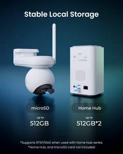 <span class=keywords><strong>Reolink</strong></span> Home Hub 2X Altas PT Ultra 4K Caméra de sécurité <span class=keywords><strong>solaire</strong></span> avec pré-enregistrement de 10 secondes, autonomie de 500 jours, ColorX 360 °   Caméra IP Panoramique et Inclinable - Product Image 6