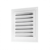 Grille de ventilation extérieure Louvre Vent en aluminium perforé, anti-pluie et pare-vent, pour dissipation thermique