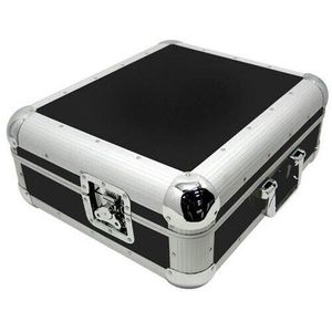 Étui de transport pour <span class=keywords><strong>platine</strong></span> <span class=keywords><strong>vinyle</strong></span> <span class=keywords><strong>Flight</strong></span> Sl 12 XT Noir Argent pour Technics SL1200 1210 Étui de transport en aluminium - Product Image 1