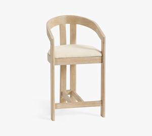 Meubles de cuisine intérieurs de luxe, tabourets de comptoir en bois de chêne, chaises de <span class=keywords><strong>bar</strong></span> modernes en bois - Product Image 5