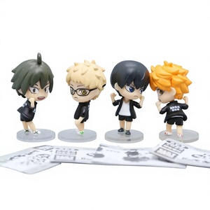 ฟิกเกอร์อนิเมะ Haikyuu รุ่น Q ฮินาตะ โชโย ทีมวอลเลย์บอลโรงเรียนคาราสึโนะ ชุดมองหลังกำลังทักทาย ของเล่นไข่บิดได้ 4 ชิ้น - Product Image 5