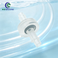 Petite vanne anti-retour à diaphragme EPDM pour fluides, pression de craquement ultra-faible, déclencheur de flux gaz/liquide minuscule, transmission unidirectionnelle
