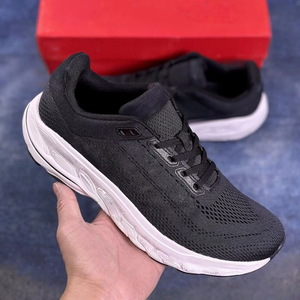 Simple solid-color sports shoes with breathable mesh upper and soft sole <b>for</b> shock absorption, suitable <b>for</b> tennis. - Product Image 5