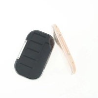 Palette de fards à paupières en plastique vide personnalisée en gros, recyclable, avec revêtement UV, pour maquillage compact, fin et nude, marque privée
