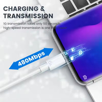 Vente directe d'usine, câble de charge rapide USB C haute performance pour téléphone