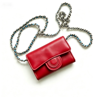 ZL321 Porte-monnaie polyvalent, design mini élégant, sacs de téléphone en cuir véritable