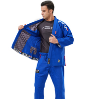 Kimono de Jiu-Jitsu personnalisé, broderie OEM, marque privée, uniforme d'arts martiaux unisexe pour adultes