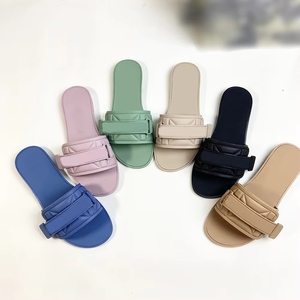 Sandalias Planas de Verano para Mujer, Diseño Abierto, de Moda, Alta Calidad, Chanclas de Playa para Mujer, Venta al Por Mayor - Product Image 1