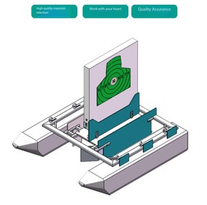 Supporto per tiro in acqua resistente agli urti: HDPE di livello militare e capacità di carico di 500kg per sparare ad altri prodotti - Product Image 4