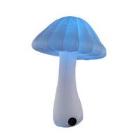Modèle de champignon gonflable géant décoratif de scène champignon gonflable de plante d'explosion personnalisée colorée avec LED
