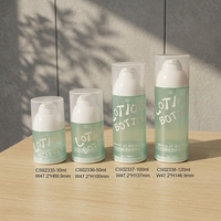 Nouveau modèle 30ml 50ml 100ml 120ml – Flacon pompe airless vide en plastique pour cosmétiques, vente en gros
