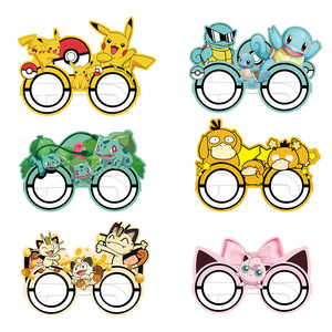 Gafas creativas de moda con dibujos animados, gafas de fiesta divertidas de papel, regalos de fiesta divertidos, Poke <span class=keywords><strong>Mon</strong></span>, Pikachu, Squirtle, Jigglypuff - Product Image 6