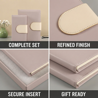 Carnet de notes A5 de luxe personnalisé en cuir PU souple avec boucle magnétique, agenda quotidien minimaliste, coffret cadeau pour entreprise