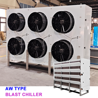 Evaporator Refrigerasi R404A Baja Tahan Karat Industri 65KW Berkualitas Tinggi untuk Cold Room Garansi 1 Tahun
