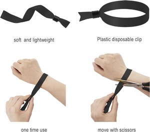 Pulsera Tejida de Poliéster con Logotipo Personalizado, Estilo Náutico, para Festivales, Regalos Promocionales Novedosos - Product Image 2