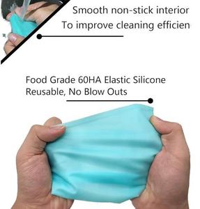 Reusable <b>Silicone</b> Piping Tips Pastry Bags Icing Smoother Couplers Frosting Tips Kids Cooking <b>Baking</b> Cake Tools - Product Image 2