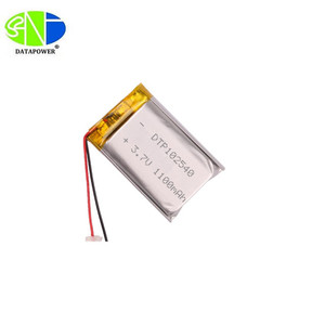 Batterie rechargeable au lithium-ion polymère en pochette 3,7 V certifiée CE UL 102535 102533 102540 pour localisateur GPS, lecteurs MP3/4 et dispositifs médicaux - Product Image 5