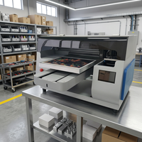 Gran Reducción de Precio, Impresora UV Plana A3 A4 DTF con Barniz, Cabezal de Impresión DX5/DX7, Impresora de Etiquetas para Carcasas de Teléfono, Bolígrafos, Vidrio, Metal