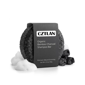 Barra de Champú Sólido de Carbón de Bambú para el Cuidado del Cuero Cabelludo, Limpieza Suave, Estimula el Crecimiento del Cabello, Totalmente Natural, Marca Privada - Product Image 1
