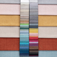 Tissu en velours mélangé épaissi imperméable 100 % polyester, jacquard fin teint en fil, coussin imprimé numériquement imitation tissé