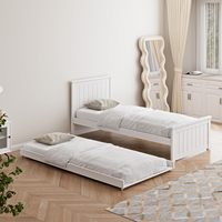 Sofá Cama con Diseño Único, Literas, Individual sobre Matrimonial, 90*200cm, Fácil de Montar, Se Puede Desmontar en Dos Camas Individuales