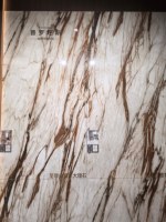 Carreaux aspect marbre brillant de luxe 900x1800mm - Carreaux personnalisables pour projets commerciaux