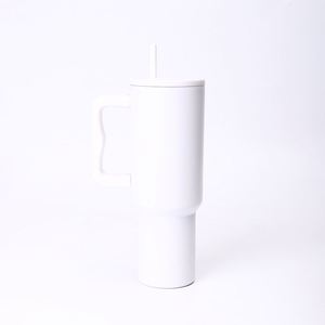 Car H4.0 <b>Handle</b> Travel <b>Tumbler</b> <b>40oz</b> Double Wall Vacuum Mug Lid Straw Anti-Slip OEM Custom Logo - Product Image 6
