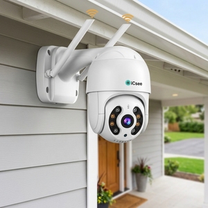 Caméra Wi-Fi PTZ ICSEE 3MP 4MP <span class=keywords><strong>Sans</strong></span> <span class=keywords><strong>Fil</strong></span> Extérieure 8MP Audio Bidirectionnel Dôme Caméra de Sécurité Wi-Fi 4K IP Suivi Automatique Caméra de Surveillance ICSEE - Product Image 1