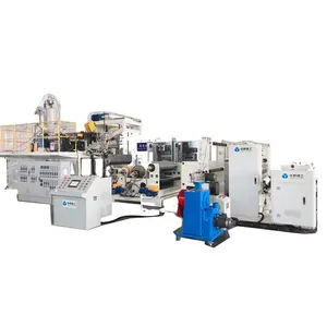 3 layers co-extrusion EVA TPE POE TPU PP PE PA cast embossed film extrusion machine