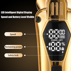Tondeuse à cheveux électrique sans fil rechargeable USB 5-en-1 pour hommes, étanche IPX6, pour visage, moustache, corps, oreilles et nez - Product Image 3