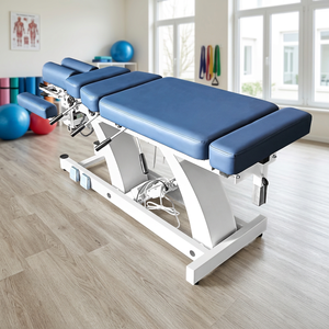 Table de chiropratique électrique multifonctionnelle silencieuse avec dispositif de soulagement de la pression, équipée pour le traitement de physiothérapie et le massage - Product Image 3