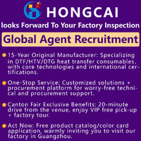 Fabricante Hongcai Guangdong Suministra Tela de Cuero PU Brillante en Múltiples Colores con Recubrimiento en Polvo para Zapatos, Bolsos y Cabello