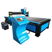 Machine de découpe plasma cnc type de table 1325 1530, machine de découpe plasma cnc pour décoration de porte en métal