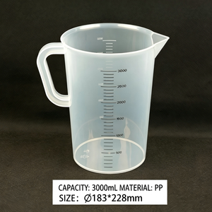 Tasse à mesurer graduée de qualité commerciale, <span class=keywords><strong>pichet</strong></span> à mesurer les liquides sans BPA, carafe à mesurer à double échelle, plusieurs tailles 300-5000 ml, outil de cuisine - Product Image 2