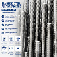 Stainless Steel All Thread Stud Full Threaded Rod DIN976 M6-M64 100mm-3000mm
