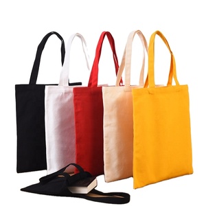 Sacs fourre-tout en toile de coton réutilisables et durables, écologiques, avec motif lettres imprimé en sérigraphie, sacs de shopping personnalisés à la mode - Product Image 2