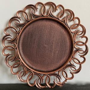 Plateau de Miroir en Plastique Épaissi avec Dentelle Irrégulière pour Décoration de Maison, Bol à Fruits, Assiettes de Chargement, Décoration de Mariage, 6 Couleurs - Product Image 6