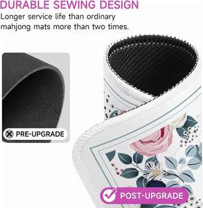 Элегантный коврик для Маджонга с розовым дизайном, нескользящий чехол и хранение для любителей Маджонга - Product Image 3