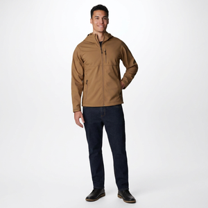 Chaqueta Deportiva de Lona para Hombre, Cuello Alto, Otoño, Impermeable, con Capucha, Hecha en Pakistán, Venta al Por Mayor - Product Image 1
