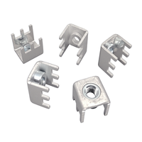 Connecteur de puissance OEM robuste M4 en acier/laiton étamé pour PCB, borne de soudure à pression, languette de soudage, matériel haute intensité