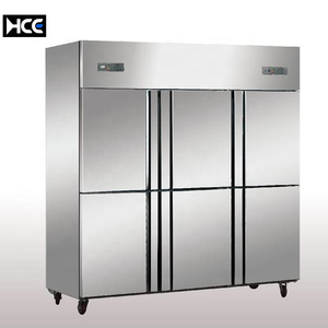冰箱冷水机直立式不锈钢冰箱六门深冰柜商用 - Product Image 2