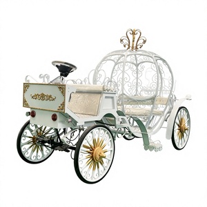 XC ego High Quality Electric Horseless Carriage Weeding Cinderella Princess <b>Pumpkin</b> Horse Carriage Henan Tourism Parade - Product Image 2