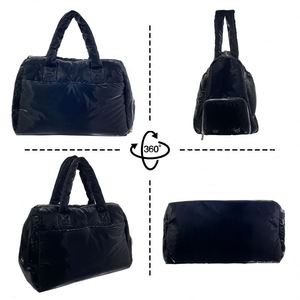 Free Sample Manufacturers Custom <b>Large</b> Travel Sports Gym Weekend Overnight Tote Puffer Duffle <b>Bag</b> With Shoe Compartment - Product Image 3