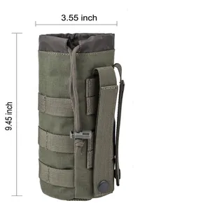 กระเป๋าแบบมีเชือกผูกสำหรับใส่ขวดน้ำกระเป๋าแบบยุทธวิธีออกแบบได้ตามต้องการ OEM