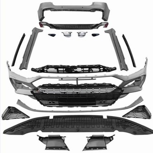ชุดแต่งกันชนหน้า/หลังสไตล์ <span class=keywords><strong>RS</strong></span> สำหรับ <span class=keywords><strong>Audi</strong></span> A7 S7 RS7 ยี่ห้อ GT พร้อมฝาครอบไฟตัดหมอกแบบใหม่ วัสดุ PP ติดตั้งแบบขันสกรู ปี 2019-2024 - Product Image 4
