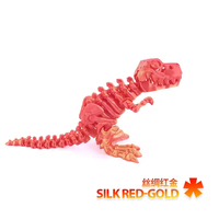 Figurine de dinosaure imprimée en 3D, Echinosaurus articulé, modèle en os de dragon, ornement de bureau, cadeau créatif et original pour enfants