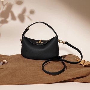 Élégant 2025 printemps été femmes en cuir épaule sac fourre-tout véritable première couche bandoulière sac à main élégant - Product Image 1